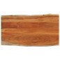 vidaXL Tischplatte 110x60x2,5cm Rechteckig Massivholz Akazie Baumkante vidaXL Tischplatte 110x60x2,5cm Rechteckig Massivholz Akazie Baumkante