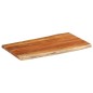 vidaXL Tischplatte 110x60x2,5cm Rechteckig Massivholz Akazie Baumkante vidaXL Tischplatte 110x60x2,5cm Rechteckig Massivholz Akazie Baumkante