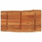 vidaXL Tischplatte 110x60x2,5cm Rechteckig Massivholz Akazie Baumkante vidaXL Tischplatte 110x60x2,5cm Rechteckig Massivholz Akazie Baumkante
