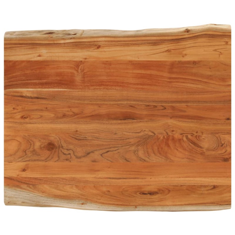 vidaXL Tischplatte 100x80x2,5cm Rechteckig Massivholz Akazie Baumkante vidaXL Tischplatte 100x80x2,5cm Rechteckig Massivholz Akazie Baumkante