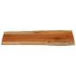 vidaXL Tischplatte 90x40x3,8 cm Rechteckig Massivholz Akazie Baumkante vidaXL Tischplatte 90x40x3,8 cm Rechteckig Massivholz Akazie Baumkante