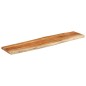 vidaXL Tischplatte 160x40x3,8cm Rechteckig Massivholz Akazie Baumkante vidaXL Tischplatte 160x40x3,8cm Rechteckig Massivholz Akazie Baumkante