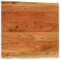 vidaXL Tischplatte 60x60x3,8cm Quadratisch Massivholz Akazie Baumkante vidaXL Tischplatte 60x60x3,8cm Quadratisch Massivholz Akazie Baumkante