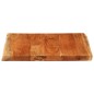 vidaXL Tischplatte 60x60x3,8cm Quadratisch Massivholz Akazie Baumkante vidaXL Tischplatte 60x60x3,8cm Quadratisch Massivholz Akazie Baumkante