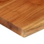 vidaXL Tischplatte 60x60x3,8cm Quadratisch Massivholz Akazie Baumkante vidaXL Tischplatte 60x60x3,8cm Quadratisch Massivholz Akazie Baumkante