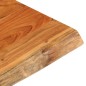 vidaXL Tischplatte 60x60x3,8cm Quadratisch Massivholz Akazie Baumkante vidaXL Tischplatte 60x60x3,8cm Quadratisch Massivholz Akazie Baumkante