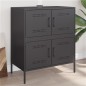 vidaXL Sideboard Schwarz 68x39x79 cm Stahl vidaXL Sideboard Schwarz 68x39x79 cm Stahl