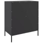 vidaXL Sideboard Schwarz 68x39x79 cm Stahl vidaXL Sideboard Schwarz 68x39x79 cm Stahl