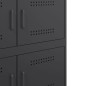 vidaXL Sideboard Schwarz 68x39x79 cm Stahl vidaXL Sideboard Schwarz 68x39x79 cm Stahl