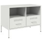 vidaXL TV-Schränke 2 Stk. Weiß 68x39x50,5 cm Kaltgewalzter Stahl vidaXL TV-Schränke 2 Stk. Weiß 68x39x50,5 cm Kaltgewalzter Stahl