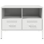 vidaXL TV-Schränke 2 Stk. Weiß 68x39x50,5 cm Kaltgewalzter Stahl vidaXL TV-Schränke 2 Stk. Weiß 68x39x50,5 cm Kaltgewalzter Stahl