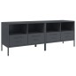 vidaXL TV-Schränke 2 Stk. Anthrazit 68x39x50,5 cm Kaltgewalzter Stahl vidaXL TV-Schränke 2 Stk. Anthrazit 68x39x50,5 cm Kaltgewalzter Stahl