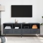 vidaXL TV-Schränke 2 Stk. Anthrazit 68x39x50,5 cm Kaltgewalzter Stahl vidaXL TV-Schränke 2 Stk. Anthrazit 68x39x50,5 cm Kaltgewalzter Stahl