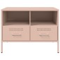 vidaXL TV-Schränke 2 Stk. Rosa 68x39x50,5 cm Kaltgewalzter Stahl vidaXL TV-Schränke 2 Stk. Rosa 68x39x50,5 cm Kaltgewalzter Stahl