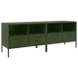 vidaXL TV-Schränke 2 Stk. Olivgrün 68x39x50,5 cm Kaltgewalzter Stahl vidaXL TV-Schränke 2 Stk. Olivgrün 68x39x50,5 cm Kaltgewalzter Stahl