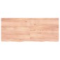 vidaXL Tischplatte Hellbraun 120x50x(2-4)cm Massivholz Eiche Behandelt vidaXL Tischplatte Hellbraun 120x50x(2-4)cm Massivholz Eiche Behandelt
