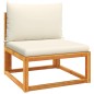 vidaXL 7-tlg. Garten-Sofagarnitur mit Kissen Massivholz Akazie vidaXL 7-tlg. Garten-Sofagarnitur mit Kissen Massivholz Akazie