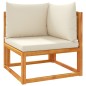 vidaXL 7-tlg. Garten-Sofagarnitur mit Kissen Massivholz Akazie vidaXL 7-tlg. Garten-Sofagarnitur mit Kissen Massivholz Akazie