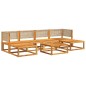 vidaXL 7-tlg. Garten-Sofagarnitur mit Kissen Massivholz Akazie vidaXL 7-tlg. Garten-Sofagarnitur mit Kissen Massivholz Akazie