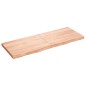 Tischplatte Hellbraun 160x60x6 cm Massivholz Eiche Behandelt Tischplatte Hellbraun 160x60x6 cm Massivholz Eiche Behandelt