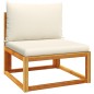 vidaXL 6-tlg. Garten-Sofagarnitur mit Kissen Massivholz Akazie vidaXL 6-tlg. Garten-Sofagarnitur mit Kissen Massivholz Akazie