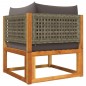 vidaXL 6-tlg. Garten-Sofagarnitur mit Kissen Massivholz Akazie vidaXL 6-tlg. Garten-Sofagarnitur mit Kissen Massivholz Akazie