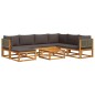 vidaXL 8-tlg. Garten-Sofagarnitur mit Kissen Massivholz Akazie vidaXL 8-tlg. Garten-Sofagarnitur mit Kissen Massivholz Akazie