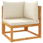 vidaXL 5-tlg. Garten-Sofagarnitur mit Kissen Massivholz Akazie vidaXL 5-tlg. Garten-Sofagarnitur mit Kissen Massivholz Akazie