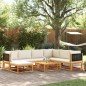 vidaXL 8-tlg. Garten-Sofagarnitur mit Kissen Massivholz Akazie vidaXL 8-tlg. Garten-Sofagarnitur mit Kissen Massivholz Akazie