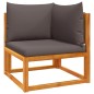 vidaXL 9-tlg. Garten-Sofagarnitur mit Kissen Massivholz Akazie vidaXL 9-tlg. Garten-Sofagarnitur mit Kissen Massivholz Akazie