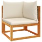 vidaXL 6-tlg. Garten-Sofagarnitur mit Kissen Massivholz Akazie vidaXL 6-tlg. Garten-Sofagarnitur mit Kissen Massivholz Akazie