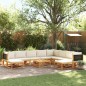 vidaXL 11-tlg. Garten-Sofagarnitur mit Kissen Massivholz Akazie vidaXL 11-tlg. Garten-Sofagarnitur mit Kissen Massivholz Akazie