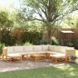 vidaXL 11-tlg. Garten-Sofagarnitur mit Kissen Massivholz Akazie vidaXL 11-tlg. Garten-Sofagarnitur mit Kissen Massivholz Akazie