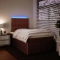 vidaXL Boxspringbett mit Matratze Rosa 120x200 cm Samt vidaXL Boxspringbett mit Matratze Rosa 120x200 cm Samt