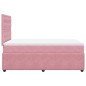 vidaXL Boxspringbett mit Matratze Rosa 120x200 cm Samt vidaXL Boxspringbett mit Matratze Rosa 120x200 cm Samt
