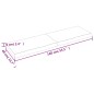 vidaXL Tischplatte Hellbraun 140x40x(2-6)cm Massivholz Eiche Behandelt vidaXL Tischplatte Hellbraun 140x40x(2-6)cm Massivholz Eiche Behandelt