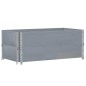 vidaXL Pflanzkasten Grau 100x50 cm Massivholz Kiefer vidaXL Pflanzkasten Grau 100x50 cm Massivholz Kiefer