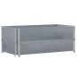 vidaXL Pflanzkasten Grau 100x50 cm Massivholz Kiefer vidaXL Pflanzkasten Grau 100x50 cm Massivholz Kiefer