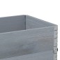 vidaXL Pflanzkasten Grau 100x50 cm Massivholz Kiefer vidaXL Pflanzkasten Grau 100x50 cm Massivholz Kiefer
