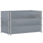 vidaXL Pflanzkasten Grau 100x50 cm Massivholz Kiefer vidaXL Pflanzkasten Grau 100x50 cm Massivholz Kiefer