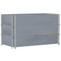 vidaXL Pflanzkasten Grau 100x50 cm Massivholz Kiefer vidaXL Pflanzkasten Grau 100x50 cm Massivholz Kiefer