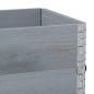 vidaXL Pflanzkasten Grau 100x50 cm Massivholz Kiefer vidaXL Pflanzkasten Grau 100x50 cm Massivholz Kiefer