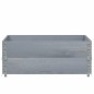 vidaXL Pflanzkasten Grau 100x100 cm Massivholz Kiefer vidaXL Pflanzkasten Grau 100x100 cm Massivholz Kiefer