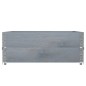 vidaXL Pflanzkasten Grau 100x100 cm Massivholz Kiefer vidaXL Pflanzkasten Grau 100x100 cm Massivholz Kiefer