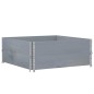 vidaXL Pflanzkasten Grau 100x100 cm Massivholz Kiefer vidaXL Pflanzkasten Grau 100x100 cm Massivholz Kiefer