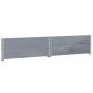 vidaXL Pflanzkasten Grau 100x100 cm Massivholz Kiefer vidaXL Pflanzkasten Grau 100x100 cm Massivholz Kiefer