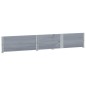 vidaXL Pflanzkasten Grau 150x100 cm Massivholz Kiefer vidaXL Pflanzkasten Grau 150x100 cm Massivholz Kiefer
