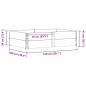vidaXL Pflanzkasten Grau 150x100 cm Massivholz Kiefer vidaXL Pflanzkasten Grau 150x100 cm Massivholz Kiefer