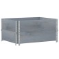 vidaXL Pflanzkasten Grau 80x60 cm Massivholz Kiefer vidaXL Pflanzkasten Grau 80x60 cm Massivholz Kiefer
