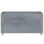 vidaXL Pflanzkasten Grau 80x60 cm Massivholz Kiefer vidaXL Pflanzkasten Grau 80x60 cm Massivholz Kiefer